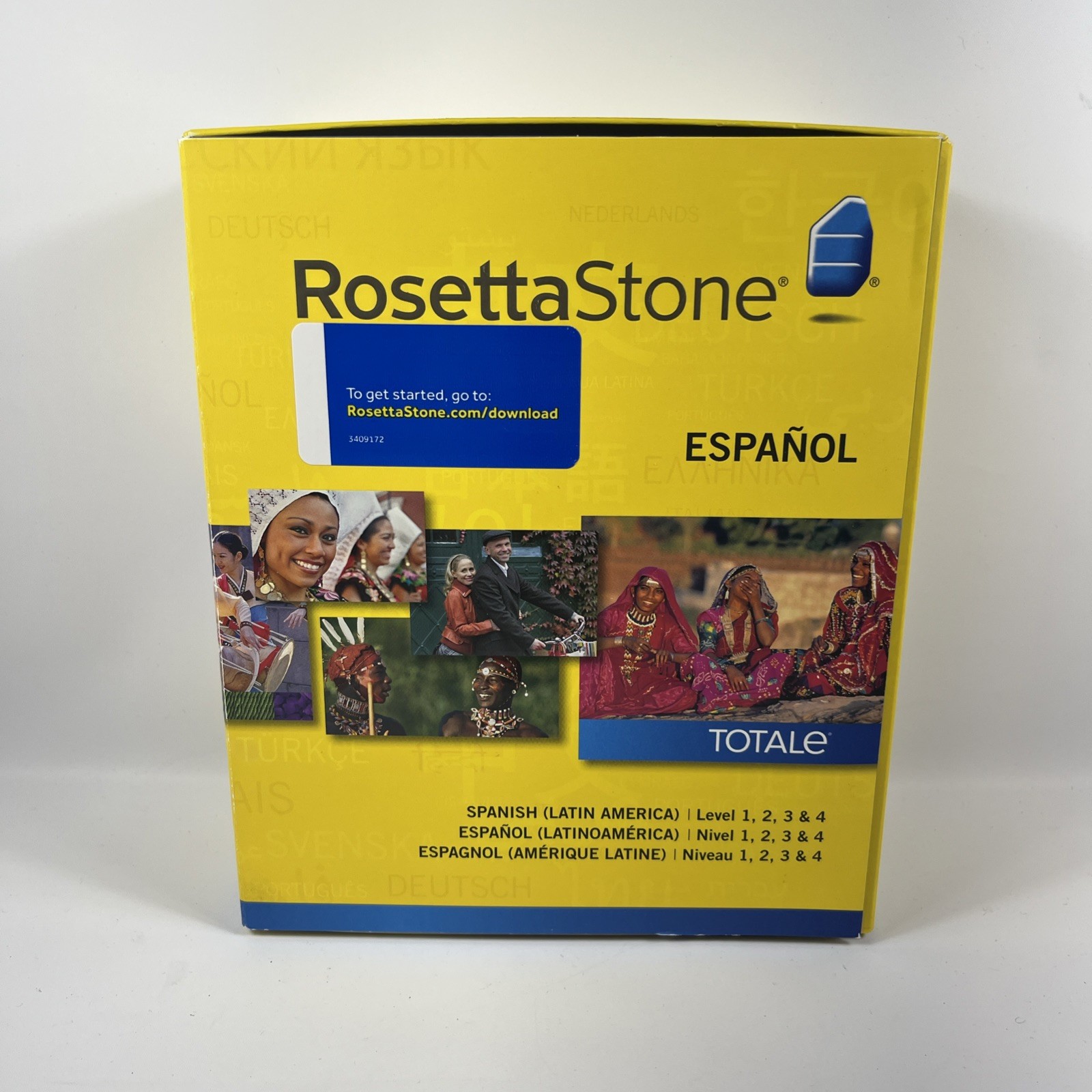 Rosetta Stone Espanol Spanish Latin America Levels 1 - 4 Totale with Head Set