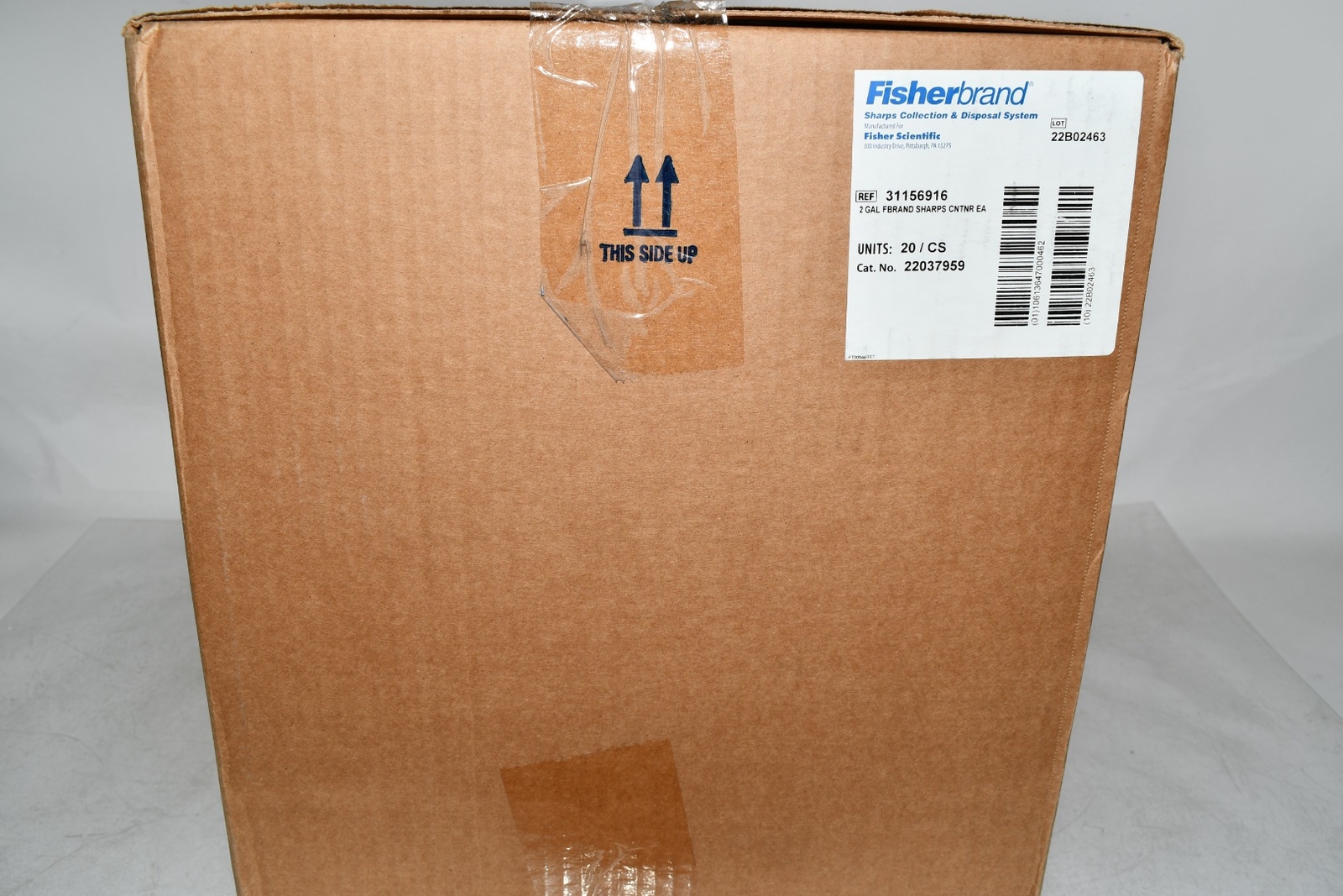 Pack of 20 NEW Fisher Scientific 31156916 Container Sharps Sharps-A-Gator 2gal P