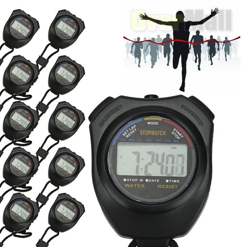 Digital Sport Stopwatch Timer Electronic Digital Countdown Timer and Stopwatch