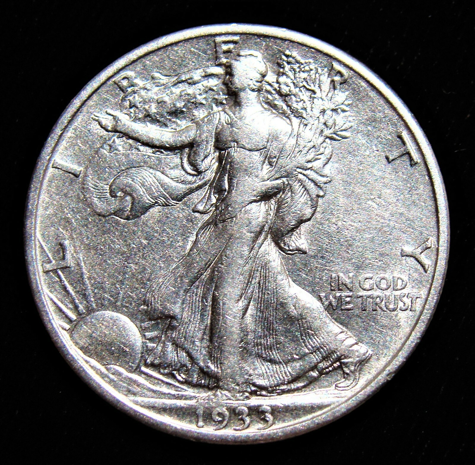 1933-S 50C Walking Liberty Half Dollar.