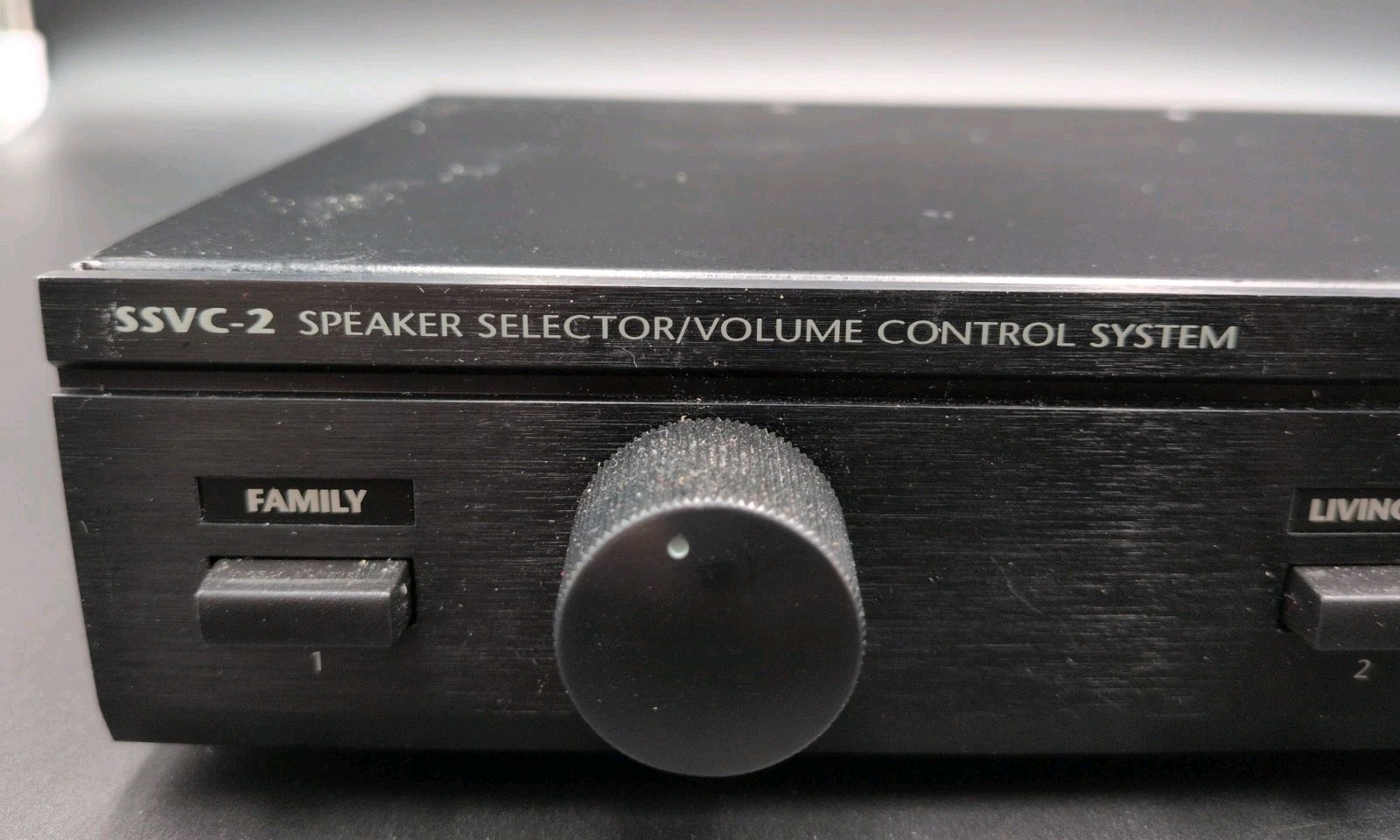 Niles SSVC-2 Speaker Selector w/ Volume Control & Multiple Speaker Pairs, Black