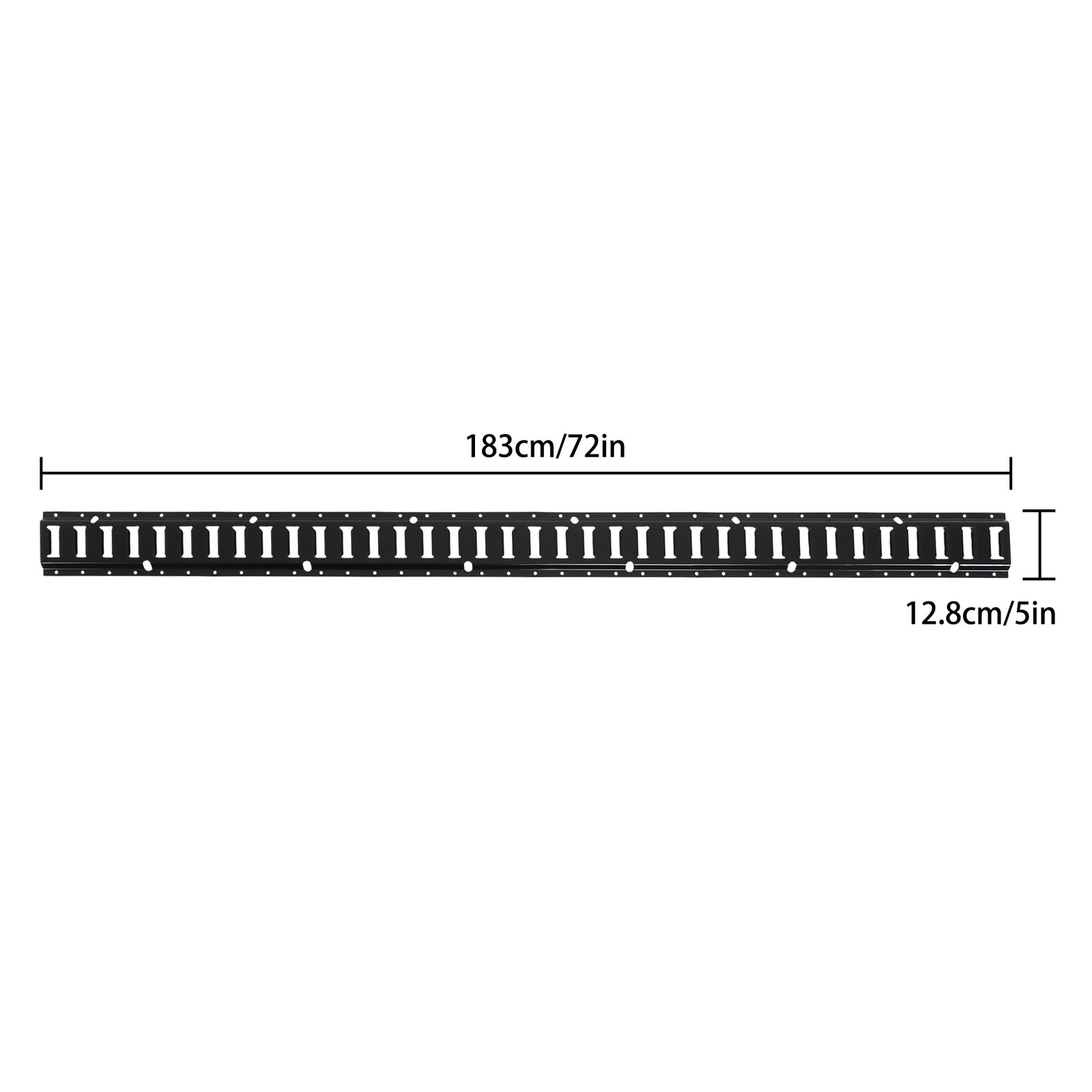 Labwork 8Pack 6' E Track Tie Down Rail Kit Powder Coat For Garages Vans Trailers