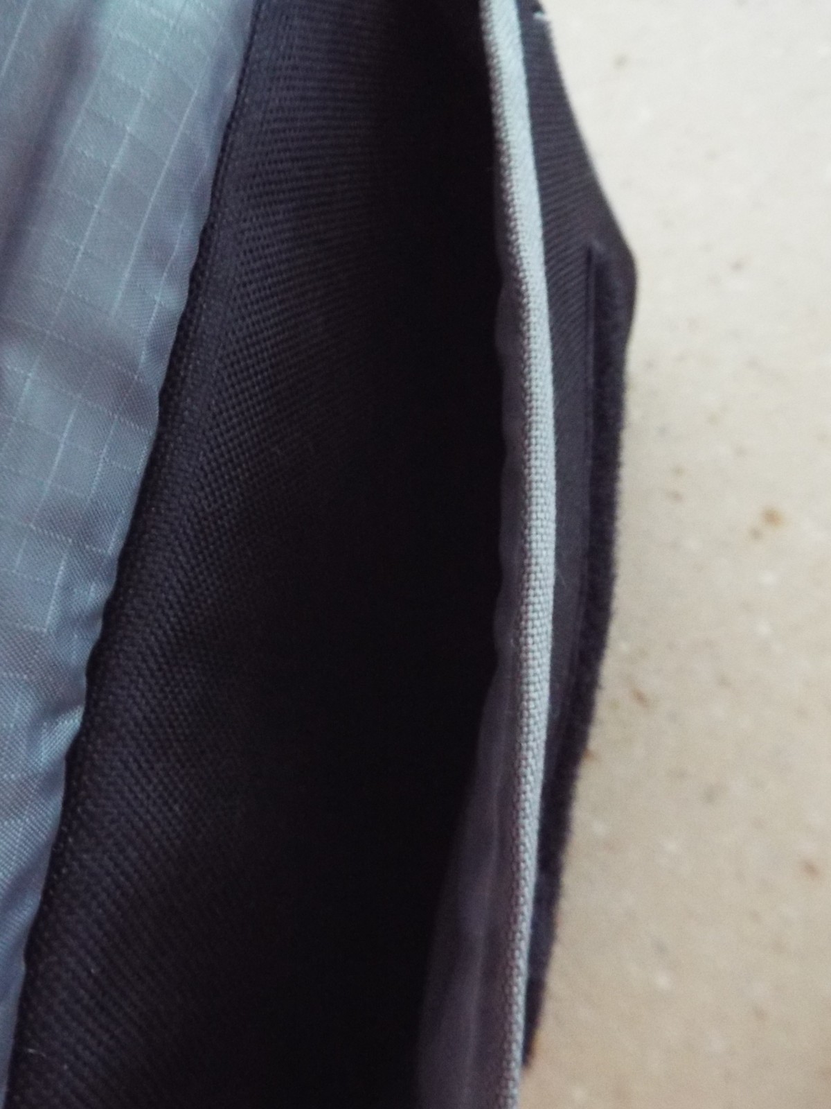 Denali Black Camera Bag with Adjustable Strap and Padded Interior Compact Design