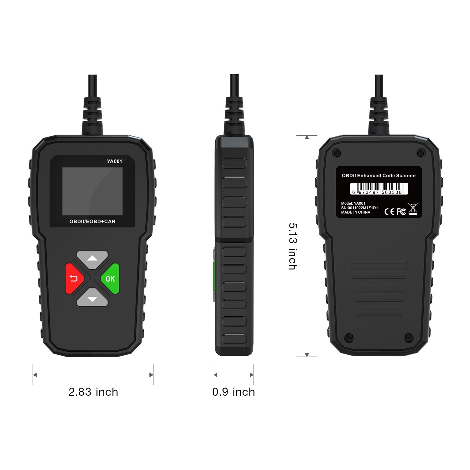 Automotive OBD2 Scanner OBD Code Reader Car Engine Fault Light Diagnostic Tool