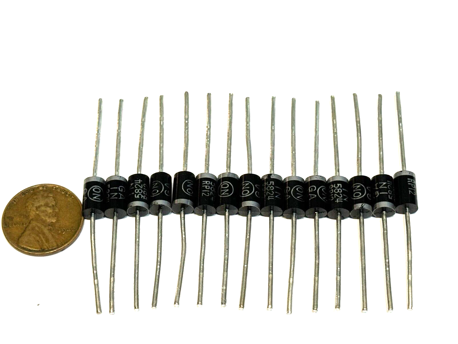 25 Pieces 1N5824 IN5824 Schottky Rectifier Diode 5A 30V DO-27 E73