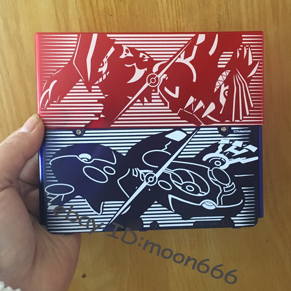 Nintendo New 3DS Console Custom Pokemon Primal Groudon Kyogre Replacement Shell