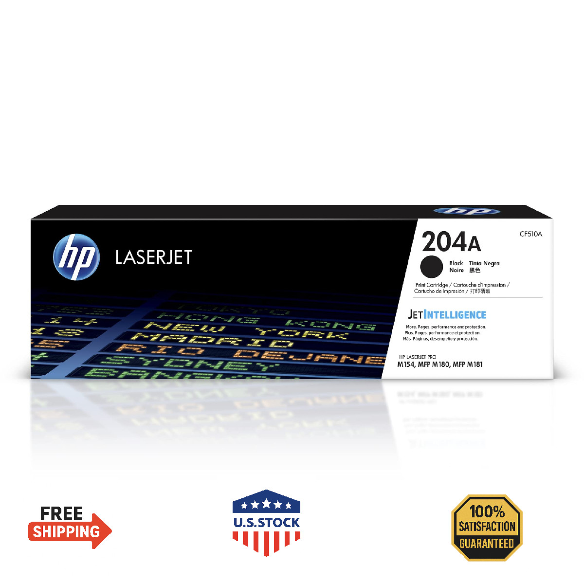 HP 204A Black Toner Cartridge | Color LaserJet Pro M154 Series HP Original