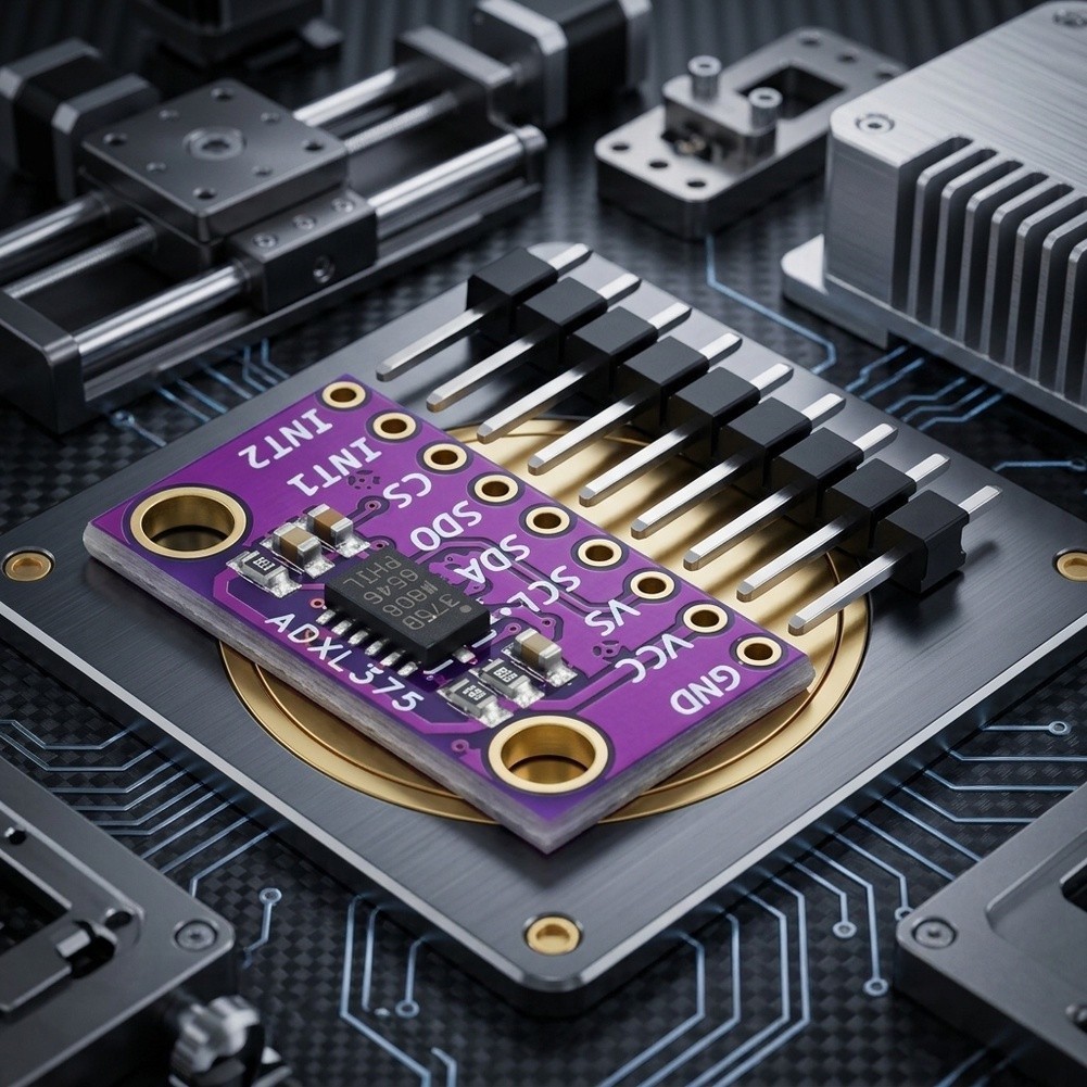 ADXL375 Accelerometer Module for Motion Detection in Embedded Projects