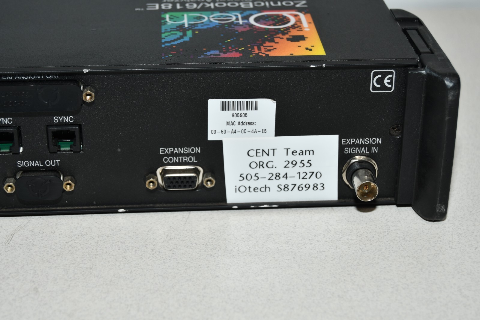 ^ IOtech 618E ZonicBook Dynamic Signal Analyzer #X8158