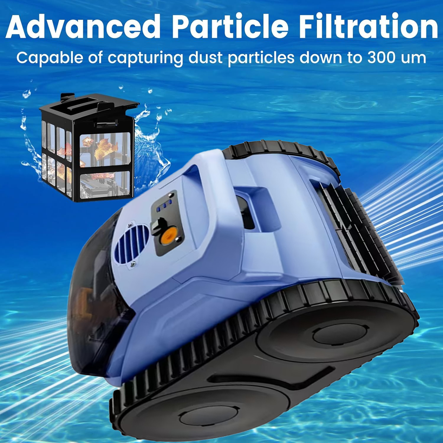 2026 Automatic Cordless Robotic Pool Vacuum for Inground Pools Wall Climbing