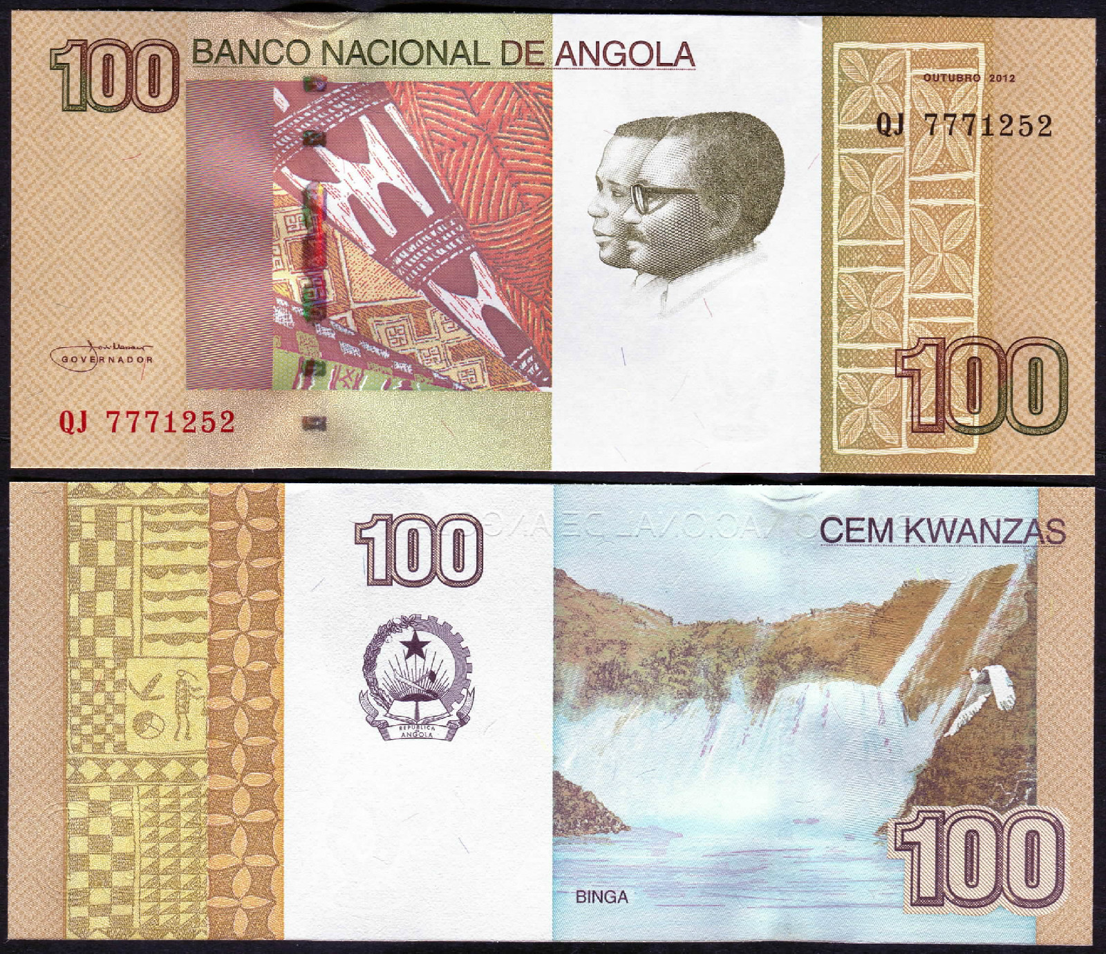 Angola 100 Kwanzas 2012(2013) UNC**New