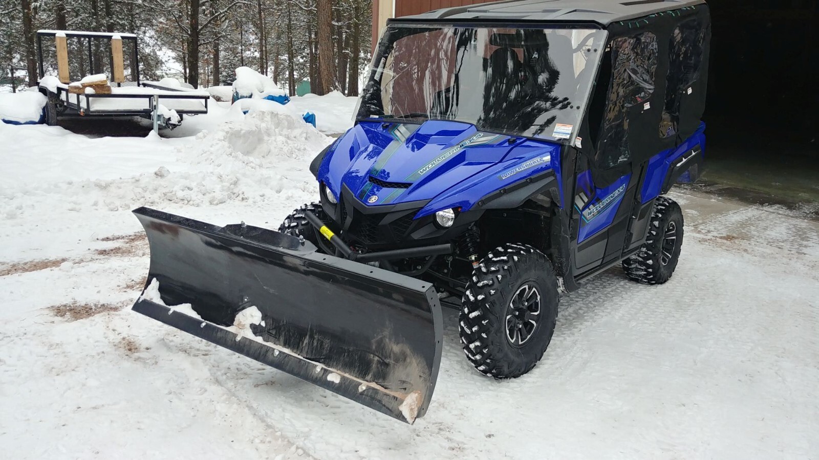 2016-2025 Yamaha YXZ 1000R - Pro 66" Snow Plow Kit with a Straight Plow Blade