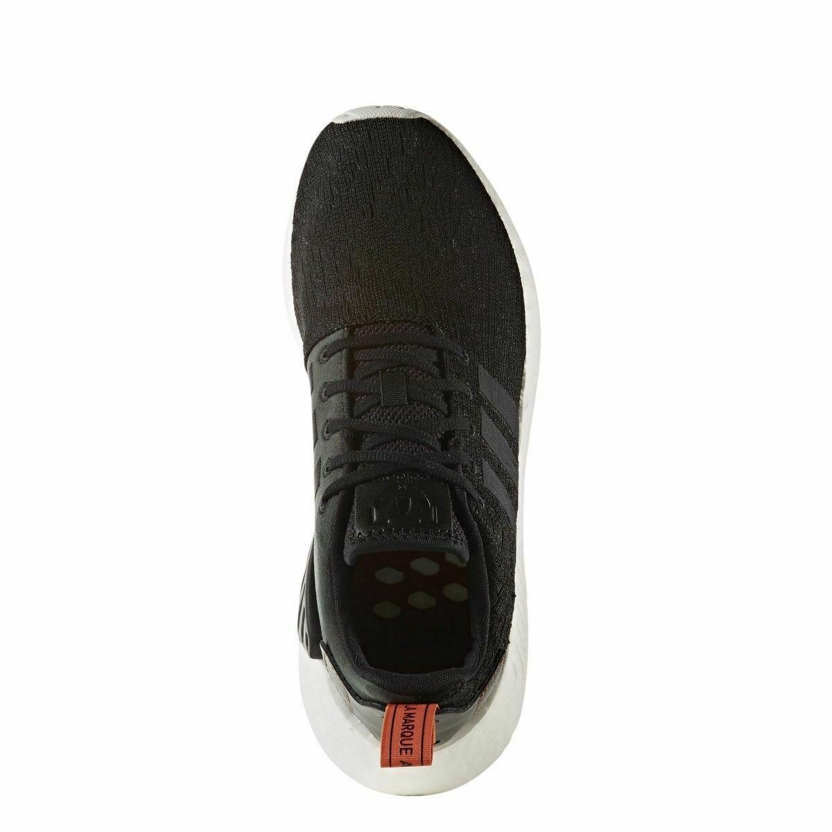 [CG3384] Mens Adidas Originals NMD_R2 - Black White Sneaker
