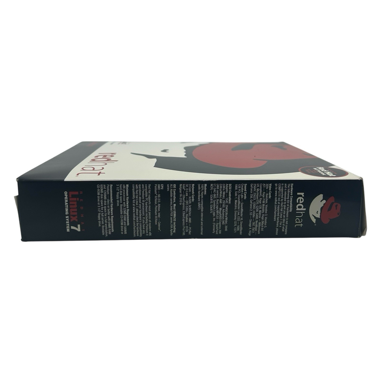 Red Hat Linux 7 Operating System (CD-ROM, 2000) Big Box CIB Complete Software