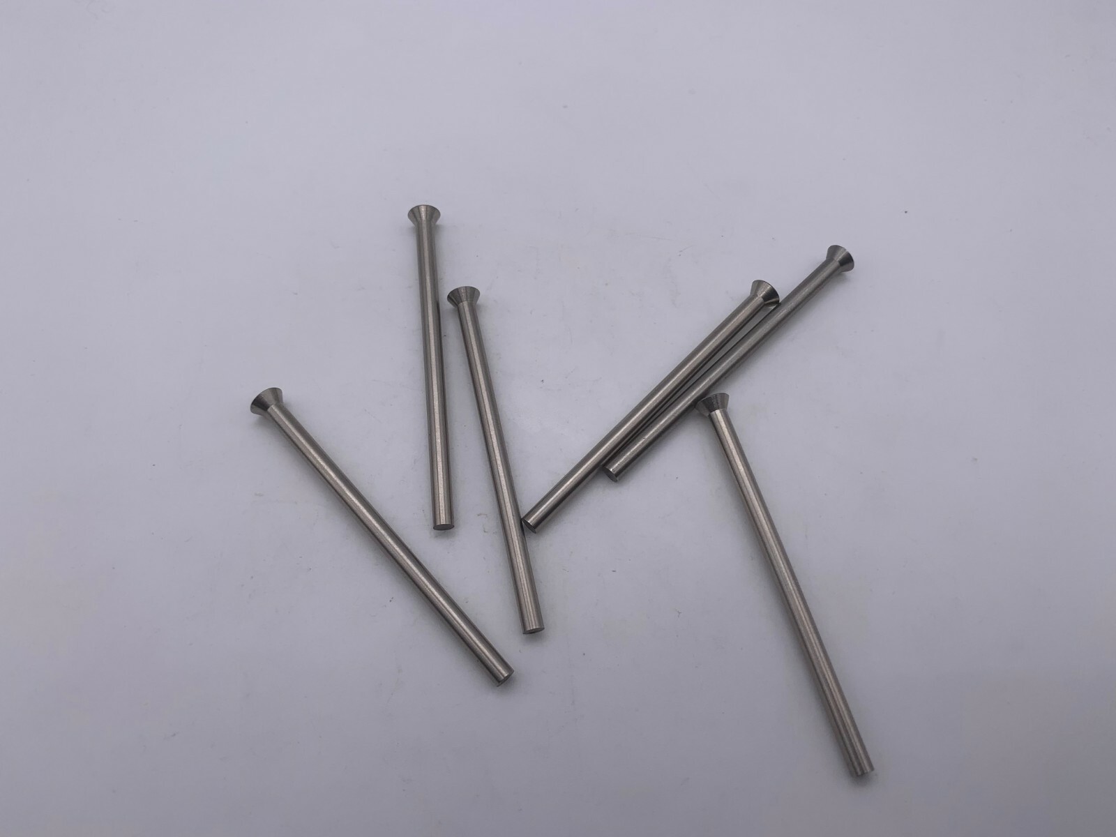 Royal .141X 2-1/2"  Long Bevel Headed High Speed Steel Punches, Lot of 6