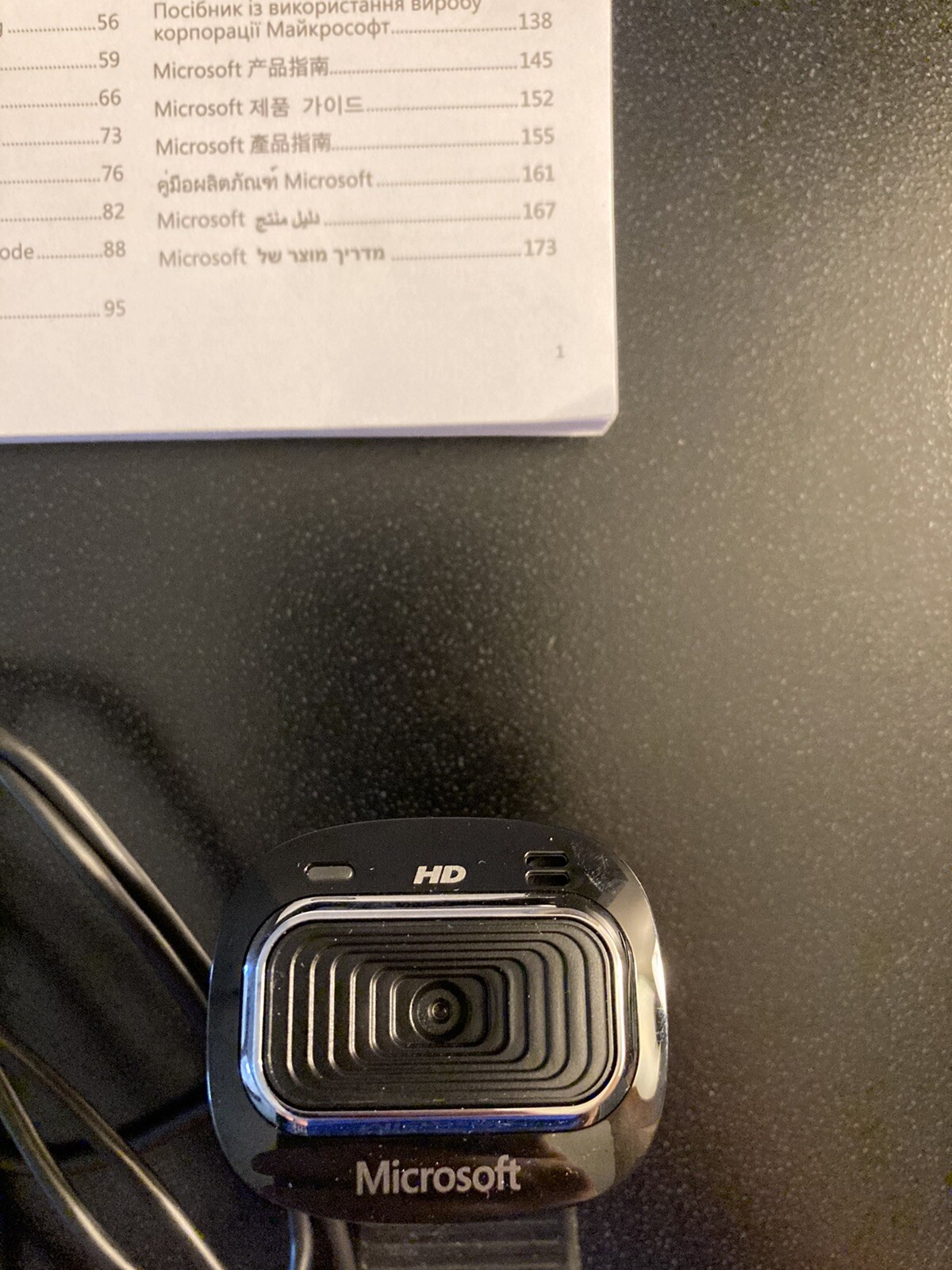 Microsoft Wired Lifecam HD USB Webcam Camera