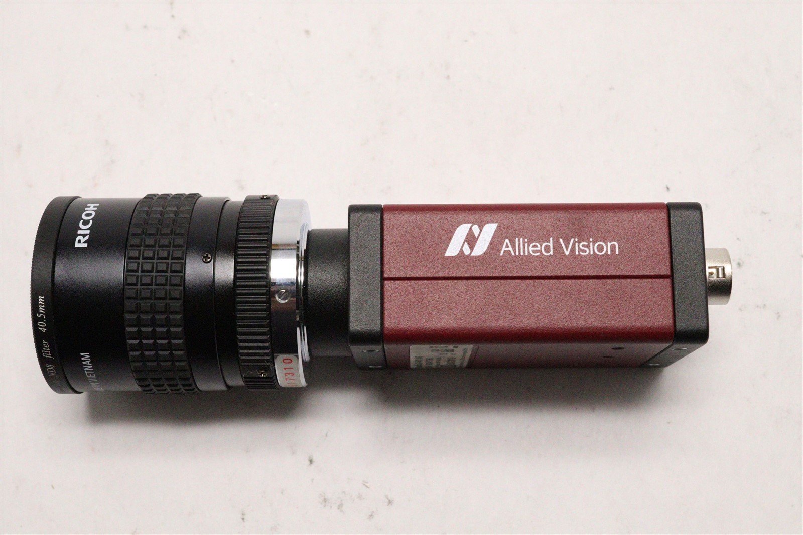 ALLIED VISION MANTA GIGE MACHINE VISION CAMERA W/ RICOH LENS G-146B ASG