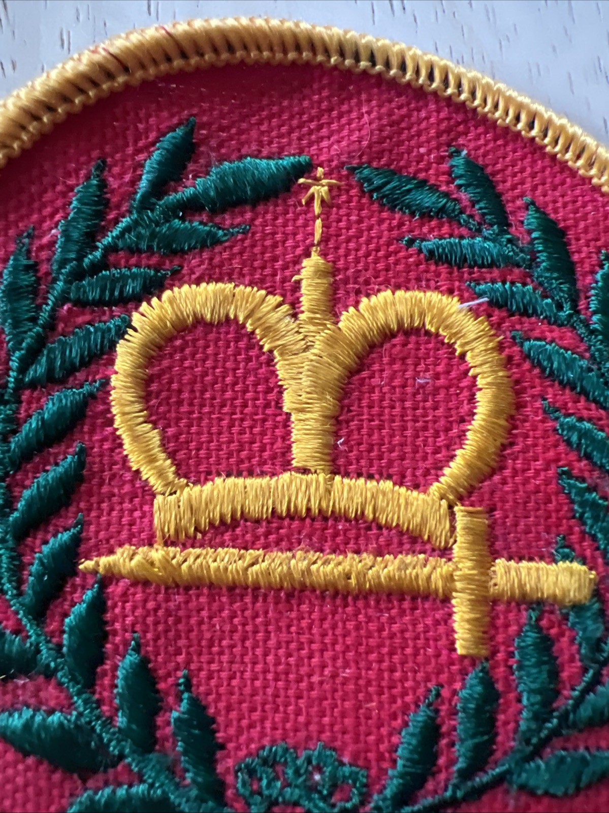 Vintage Warrant Officer Class 2 (WO2) rank Patch