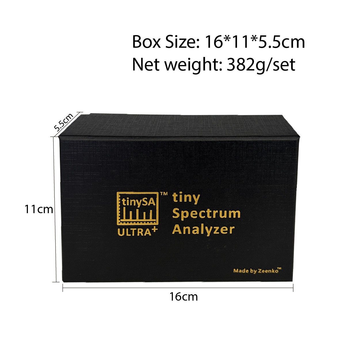 ZS-407 100K-7.3GHz Hand held tiny Spectrum analyzer tinySA ULTRA PLUS