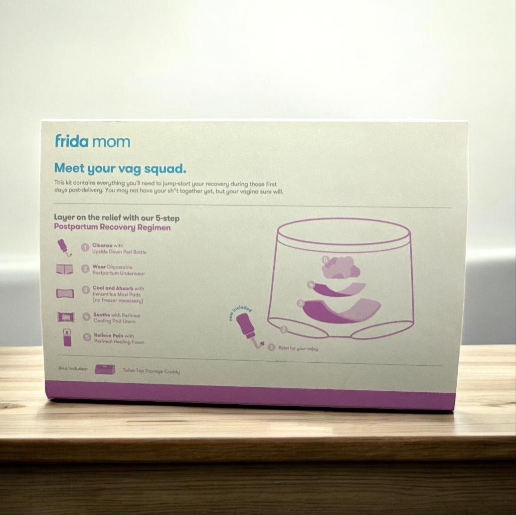 Frida Mom Postpartum Recovery Essentials Kit, Includes Disposable Underwear, Ins
