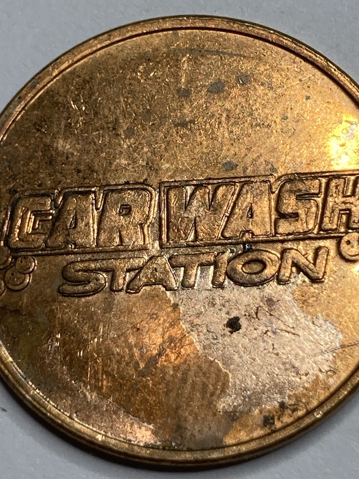 RARE CAR WASH STATION TOKEN OBSOLETE #ps1
