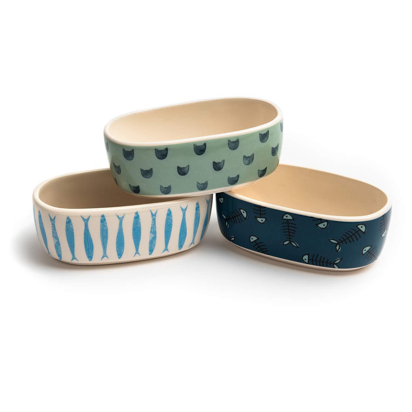 Park Life Designs Monty Oval Cat Dish 2 Cup