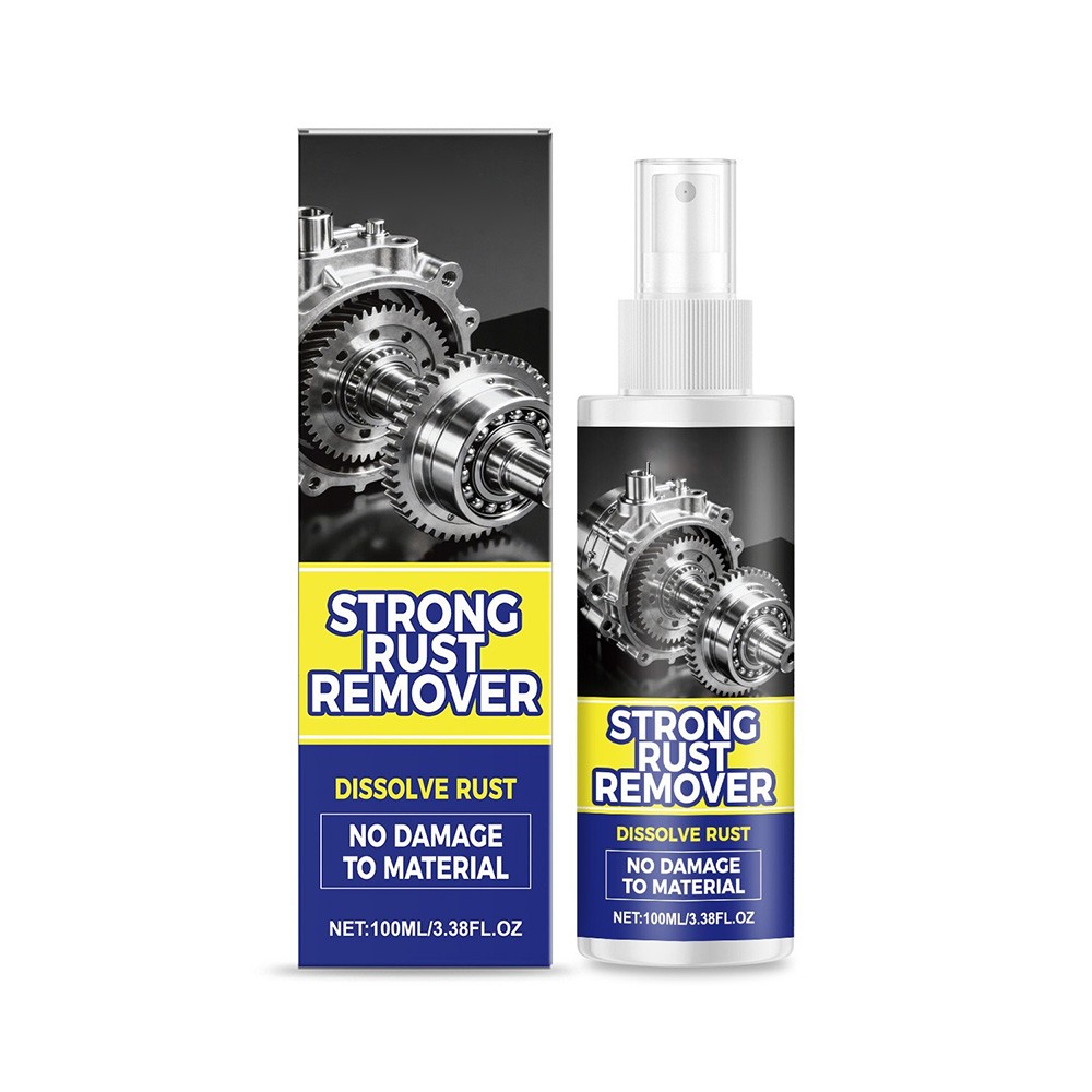 100ml Premium Rust Remover Spray for Car Wheels Metal Surfaces Effective Formula