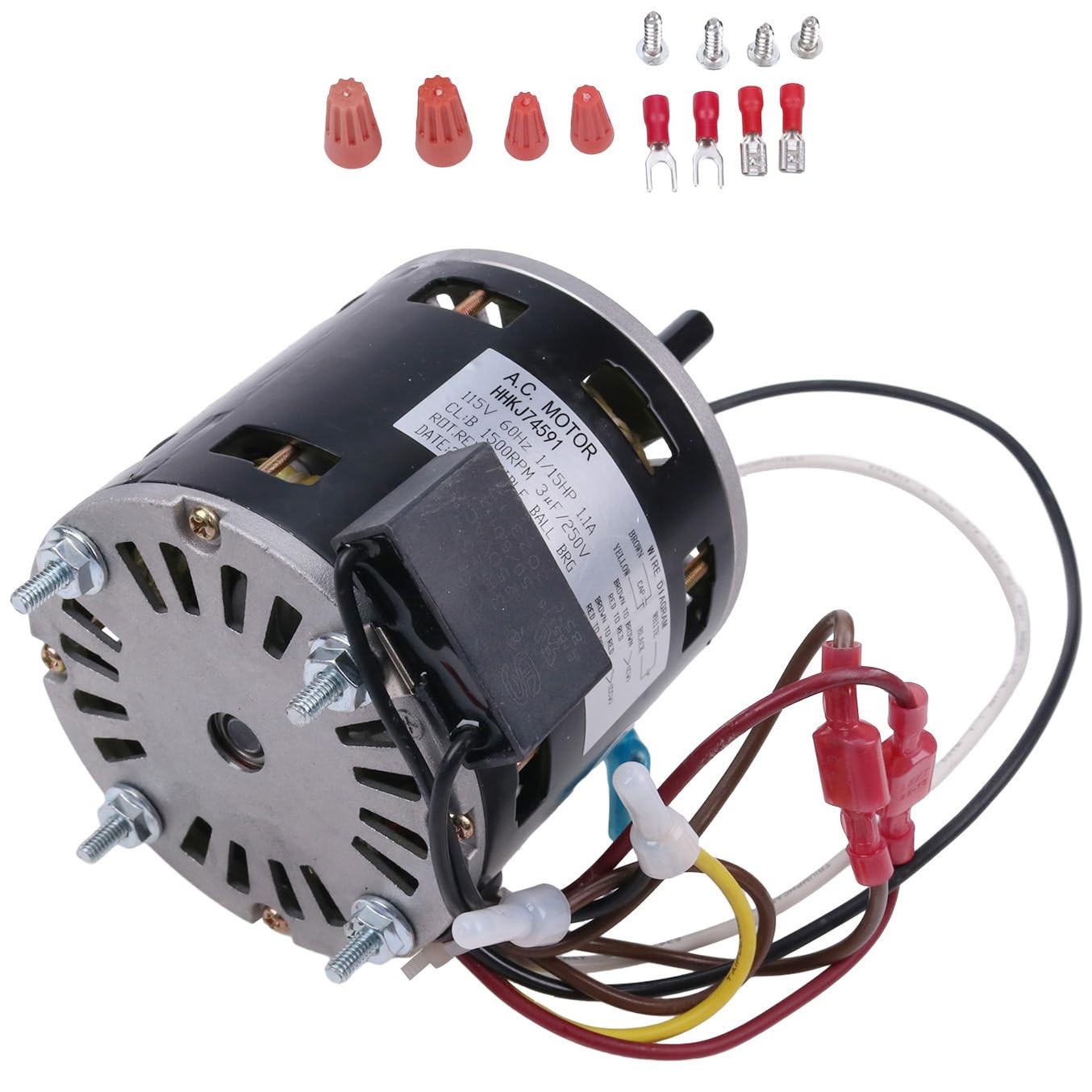 Fan Motor 2412929 115V 60Hz Condenser for Manitowoc Ice Machine Replacement