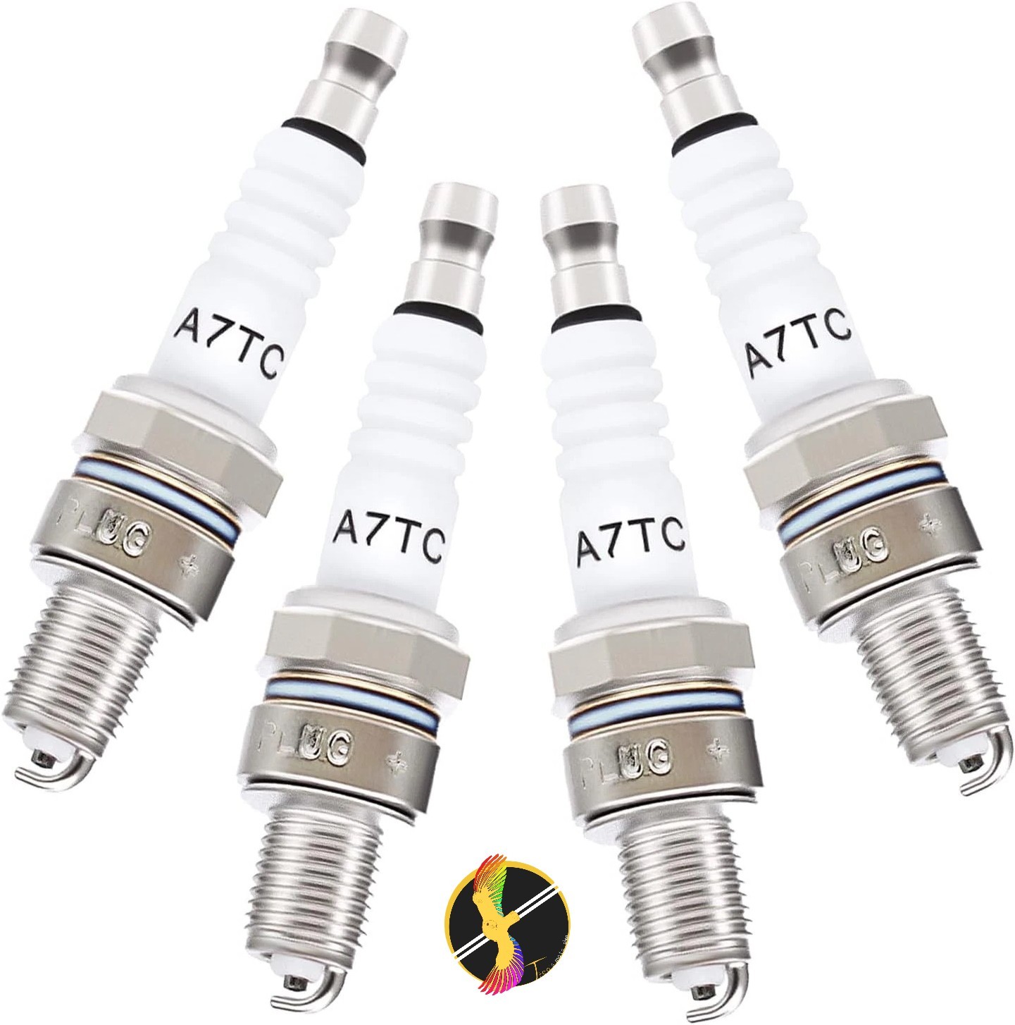 4X Spark Plug C7HSA/A7TC For Honda Rebel 250 CMX250 (1995-2015)