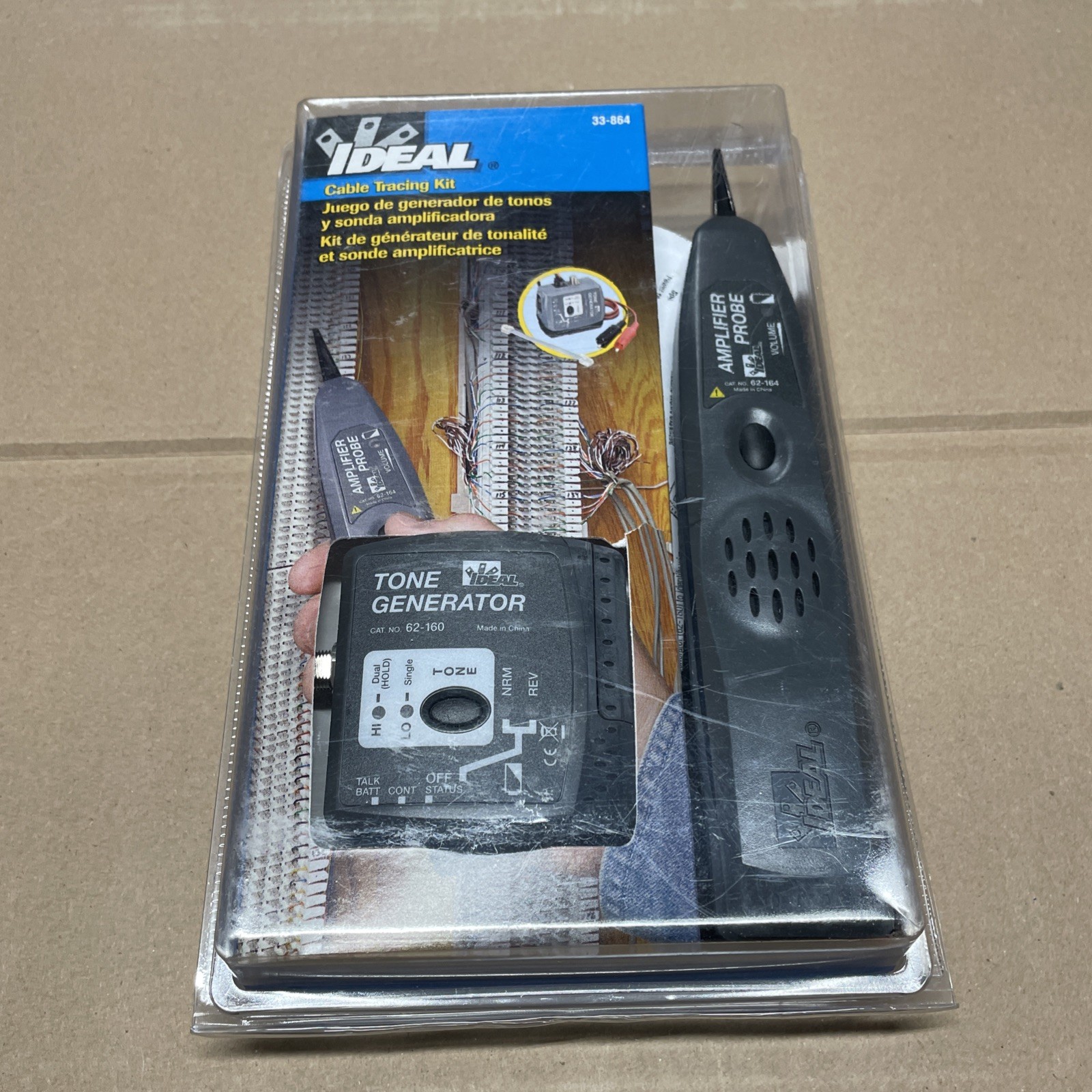 Ideal 33-864 Tone Generator Amplifier Probe Kit  * Factory Sealed * Never Opened