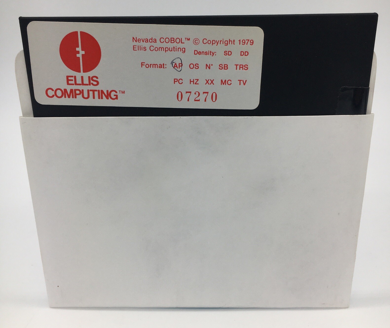 Nevada Cobol Software By Ellis Computing For Apple II 1979 Rare Disk