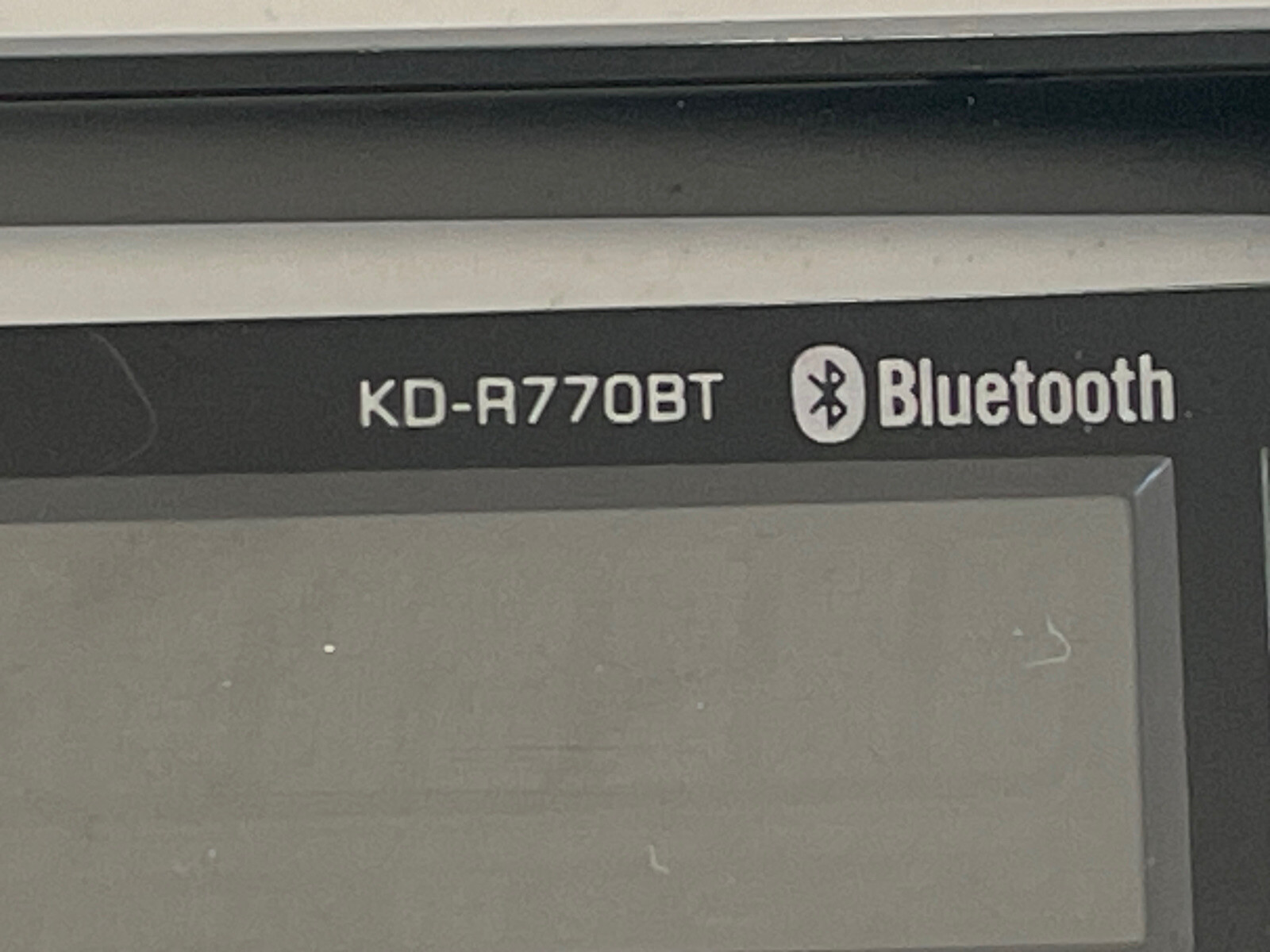 JVC KD-R770BT CAR STEREO ONLY ONLY JVC KD-R770BT FACEPLATE ONLY OEM🟠