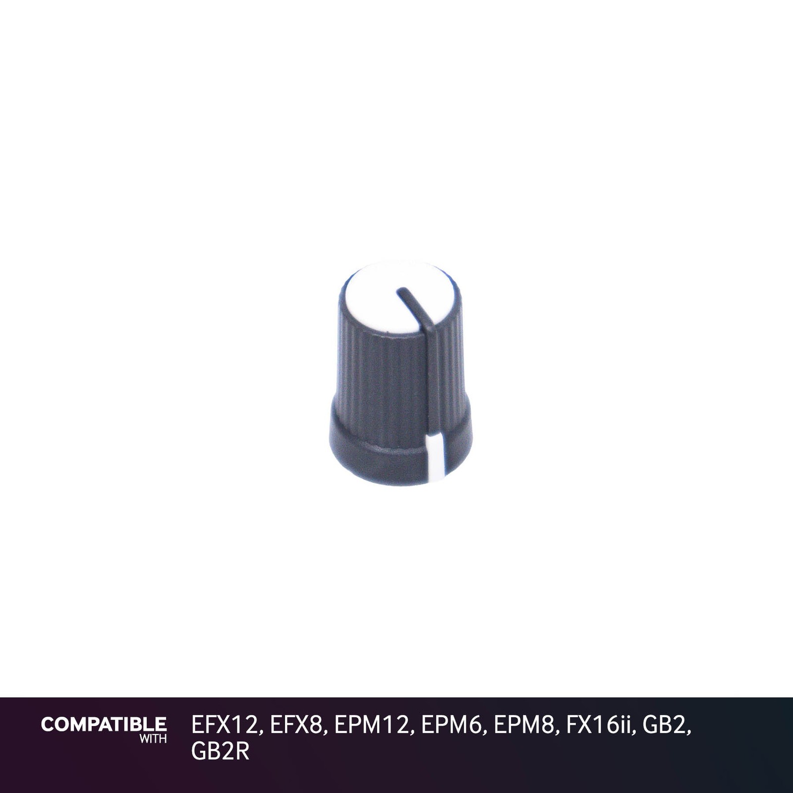 Soundcraft White MF Knob for EFX12, EFX8, EPM12, EPM6, EPM8, FX16ii, GB2, GB2R