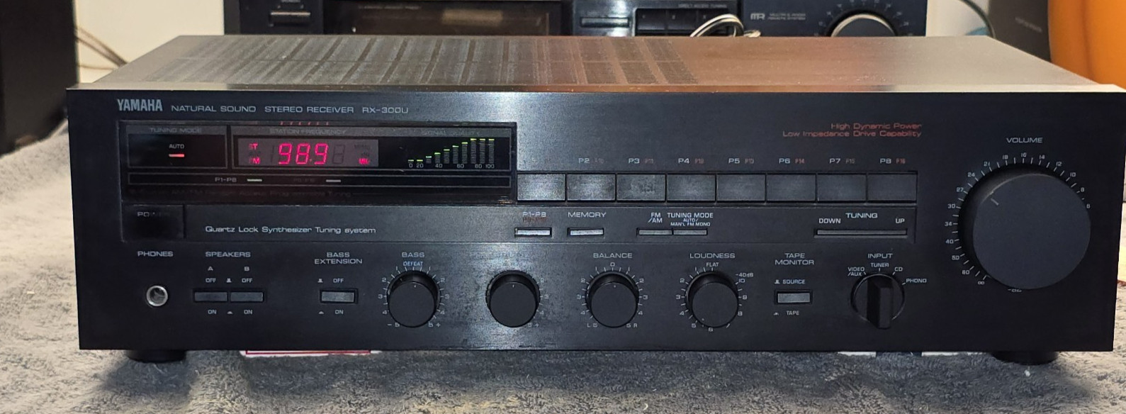 Vintage Yamaha RX-300U Natural Sound Stereo Receiver Tested Working