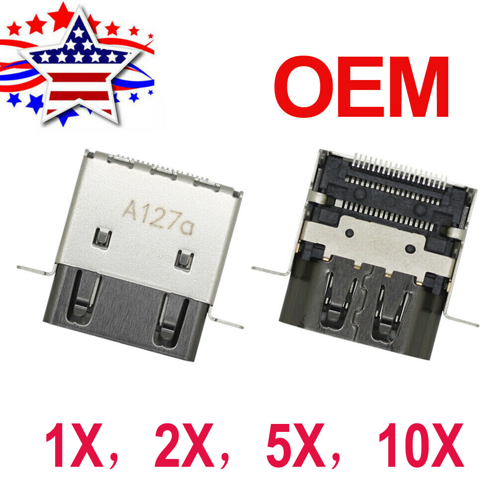 OEM HDMI 2.1 Port Dock Socket Connector For Microsoft Xbox Series X Replacement