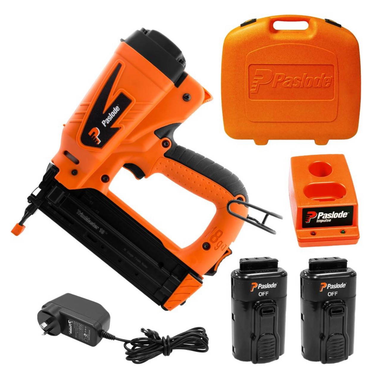 Paslode B20801 Impulse 18Ga IM200Li TrimMaster C1 Bradder Combo Kit
