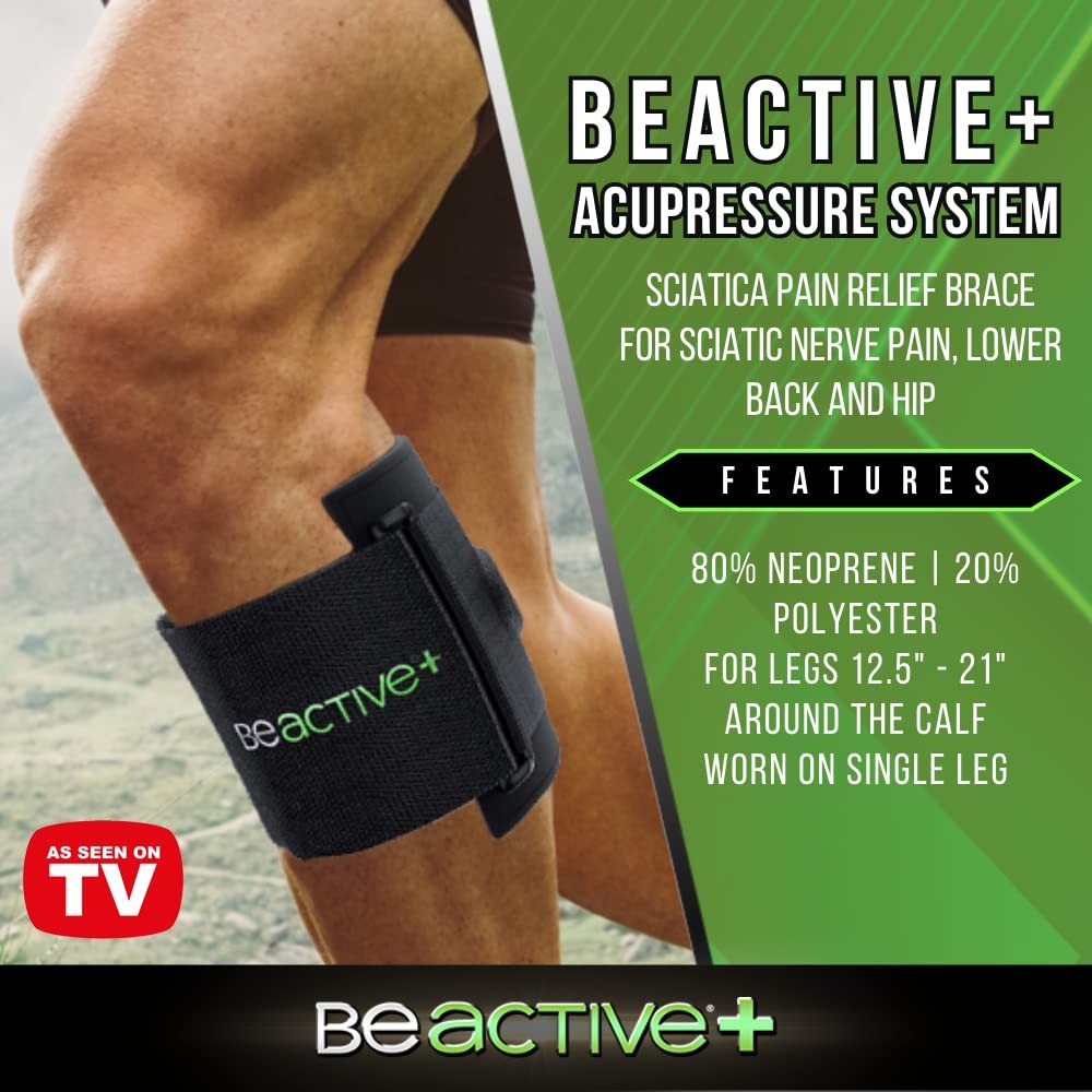 BEACTIVE Plus Acupressure System - Sciatica Pain Relief Brace For Sciatic Ner...