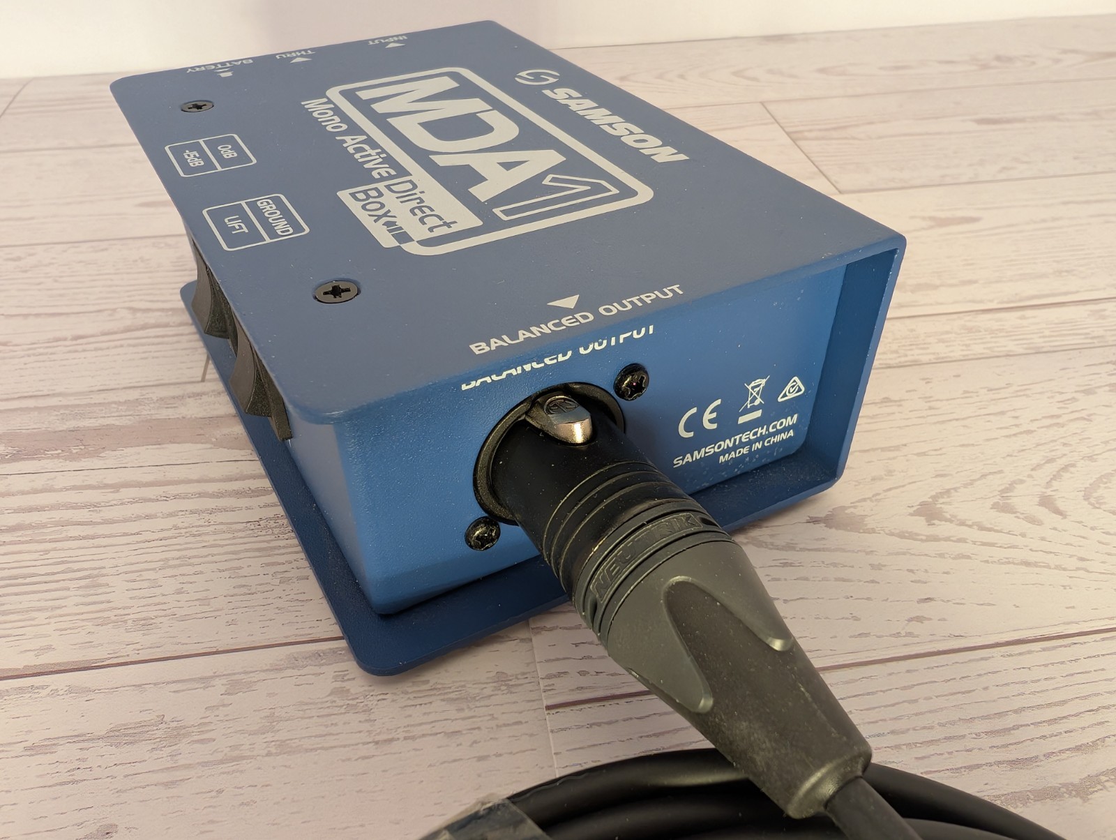 Samson MDA1 - NEW* Condition - Mono Direct Box with XLR Cable