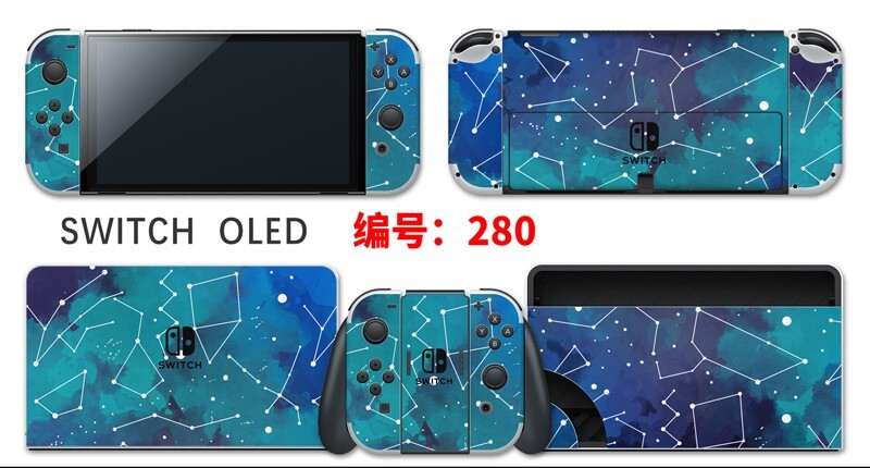 Vinyl Decal Skin Sticker Protector for Nintendo Switch OLED #280