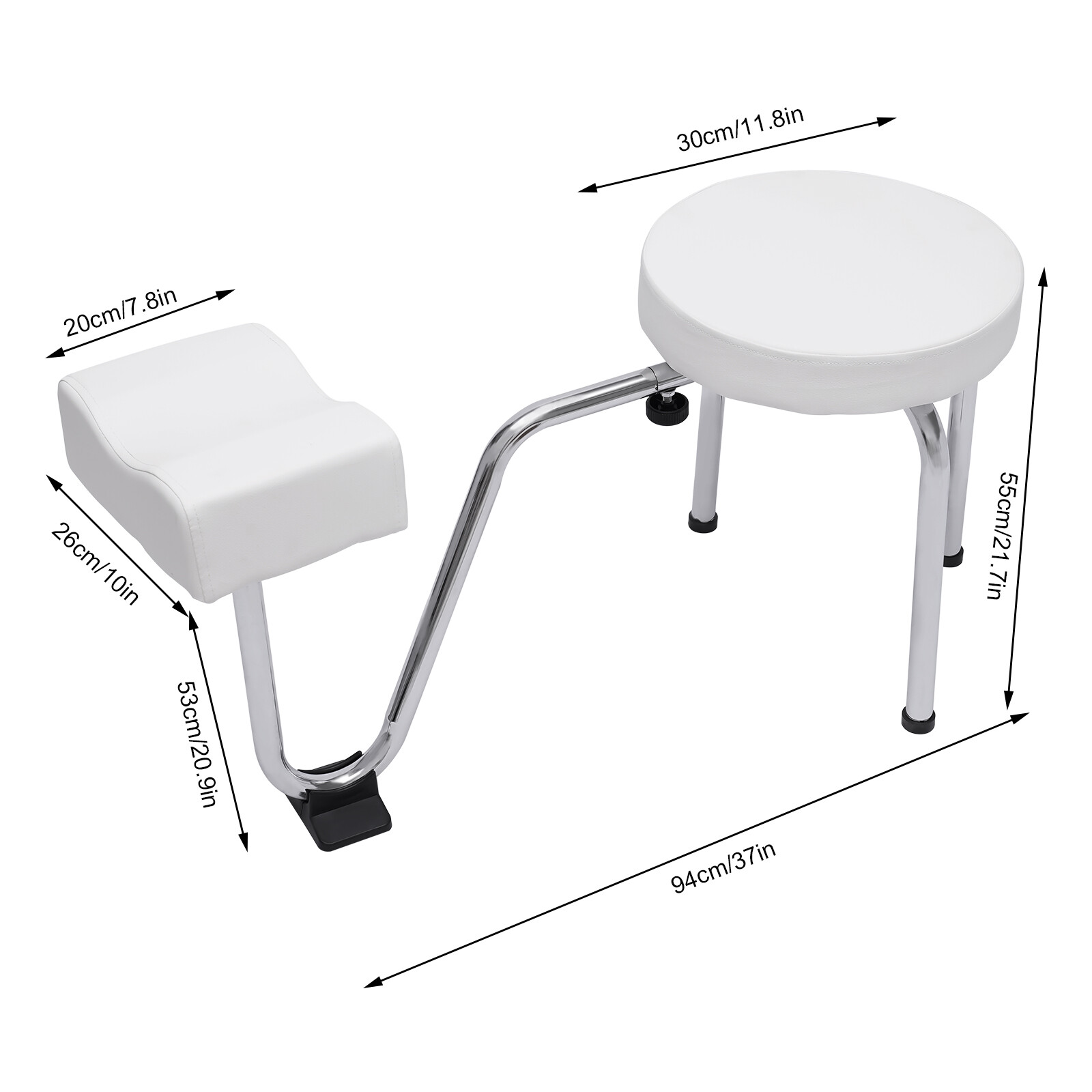 Pedicure Foot Rest Stool Chair Manicure Technician Beauty Stand Stool Salon Spa