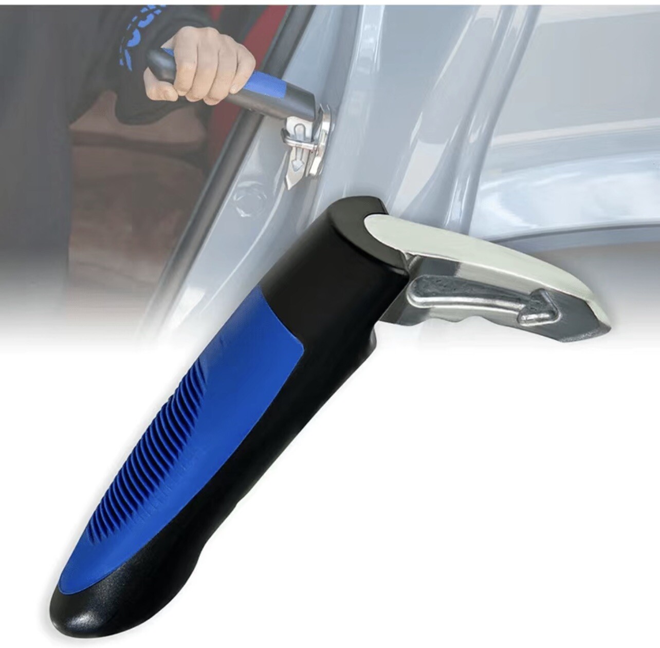 Car Door Handle for Elderly Car Handle Assist Support Multifunction Blue