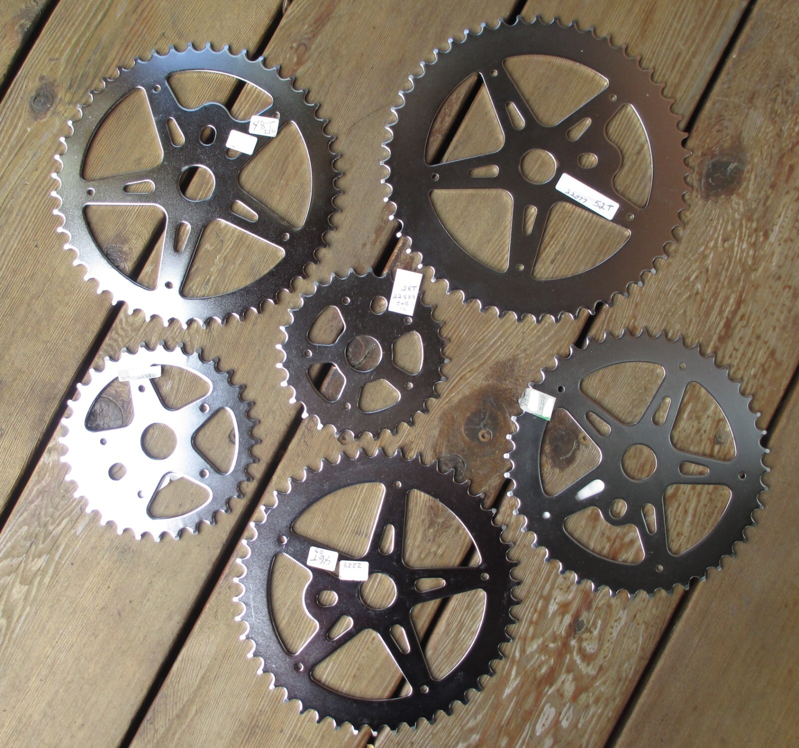 1 Piece Chainring Steel Chrome Single Speed Bicycle Sprockets Cruiser BMX