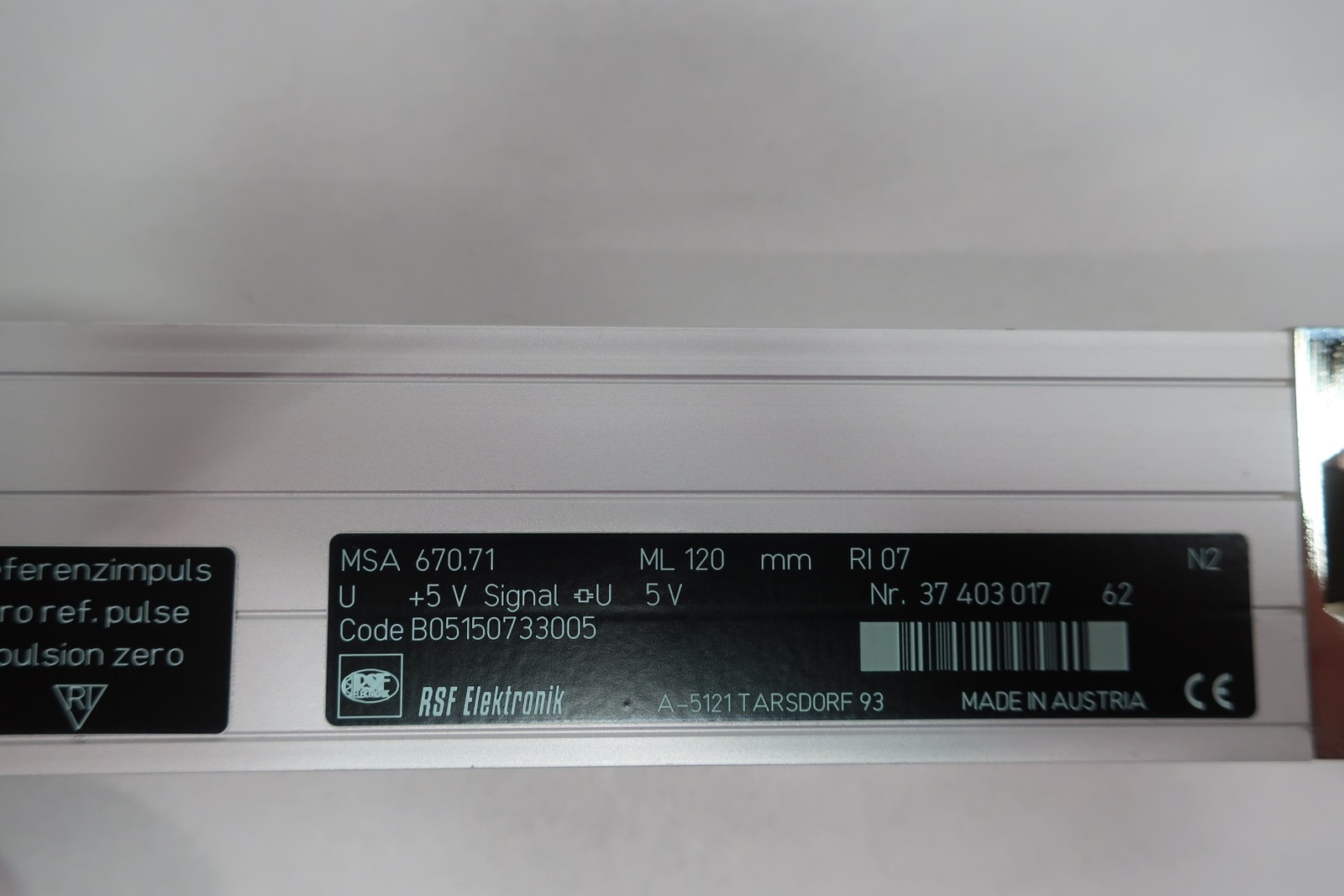 Rsf Elektronik MSA670.71 Linear Encoder 120mm 5v-dc