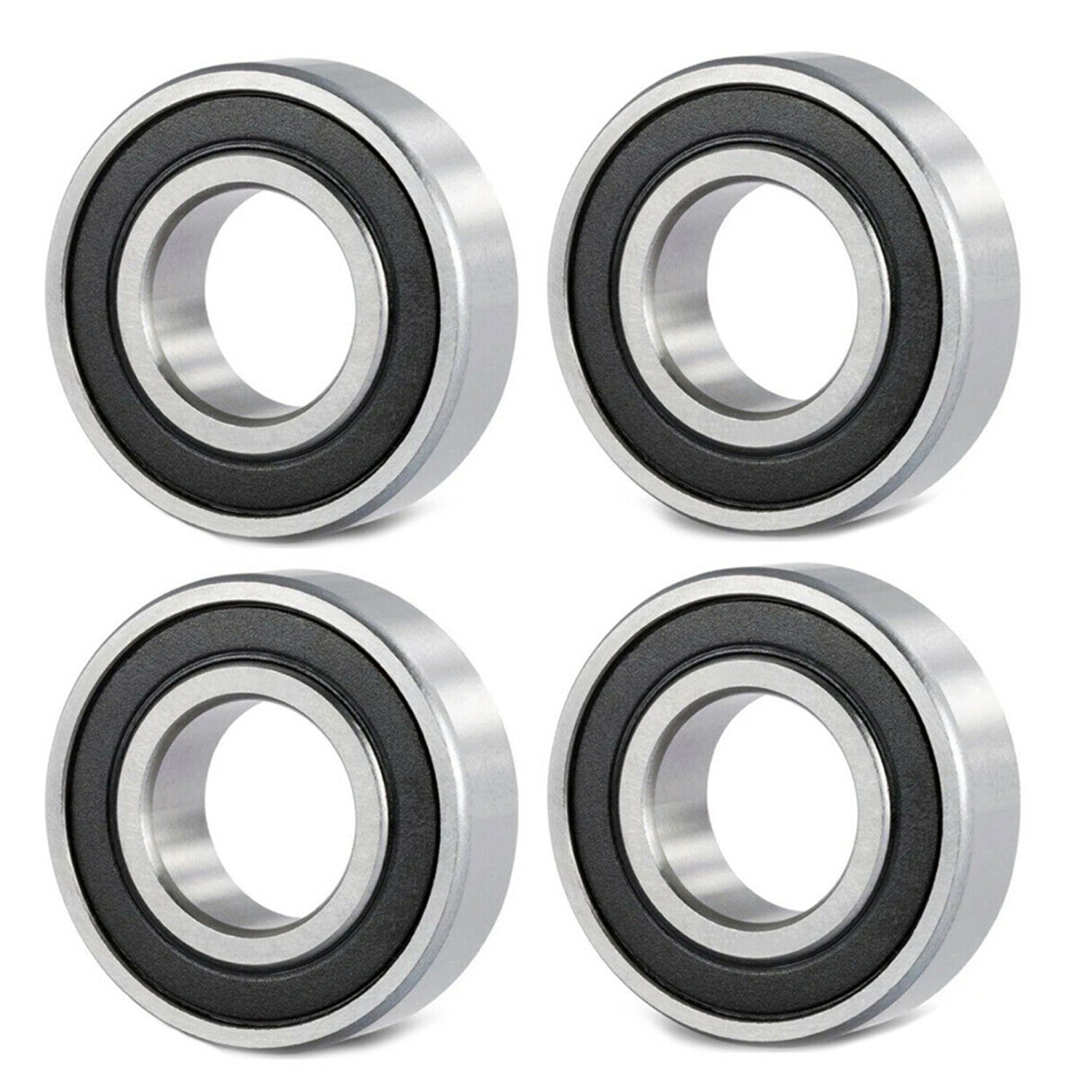 608 2RS High Quality Ball Bearing/ 4 Pcs - Rubber Shields SkateBoard - 8*22*7mm