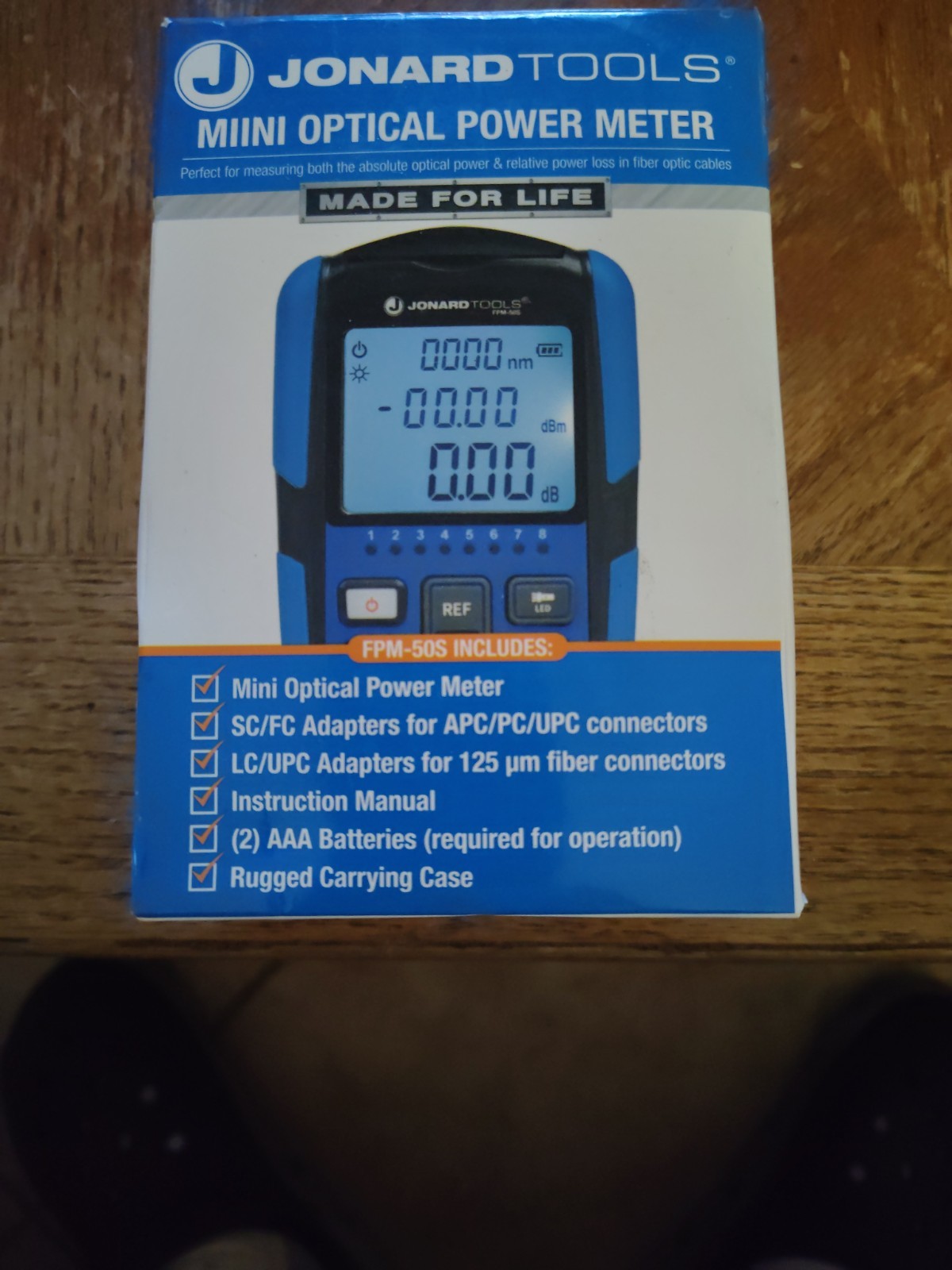 Jonard Tools Mini Optical Power Meter - New In Box. Never Used