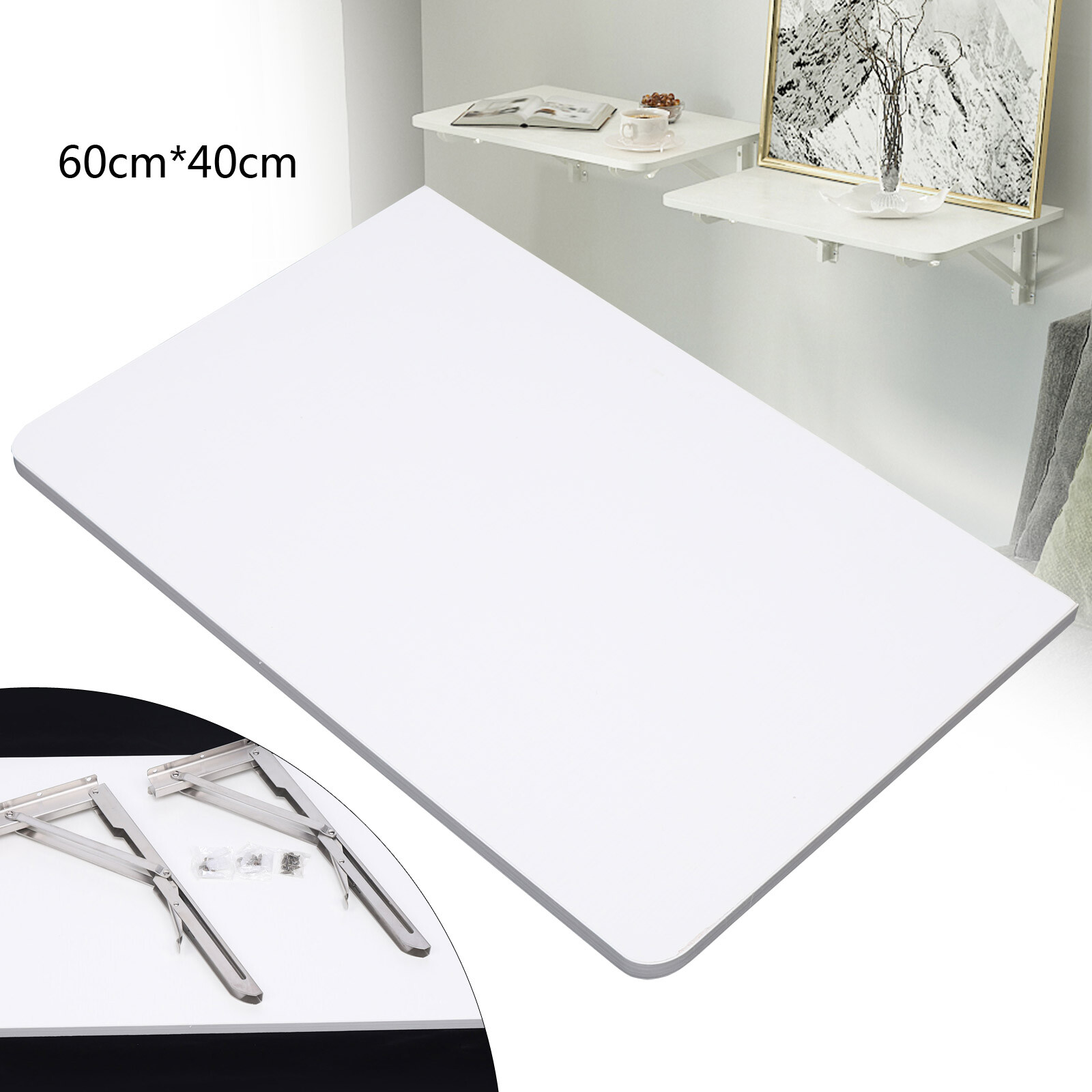 Home/Office Wall Mounted Floating Writing Table Computer Desk Work Table Durable