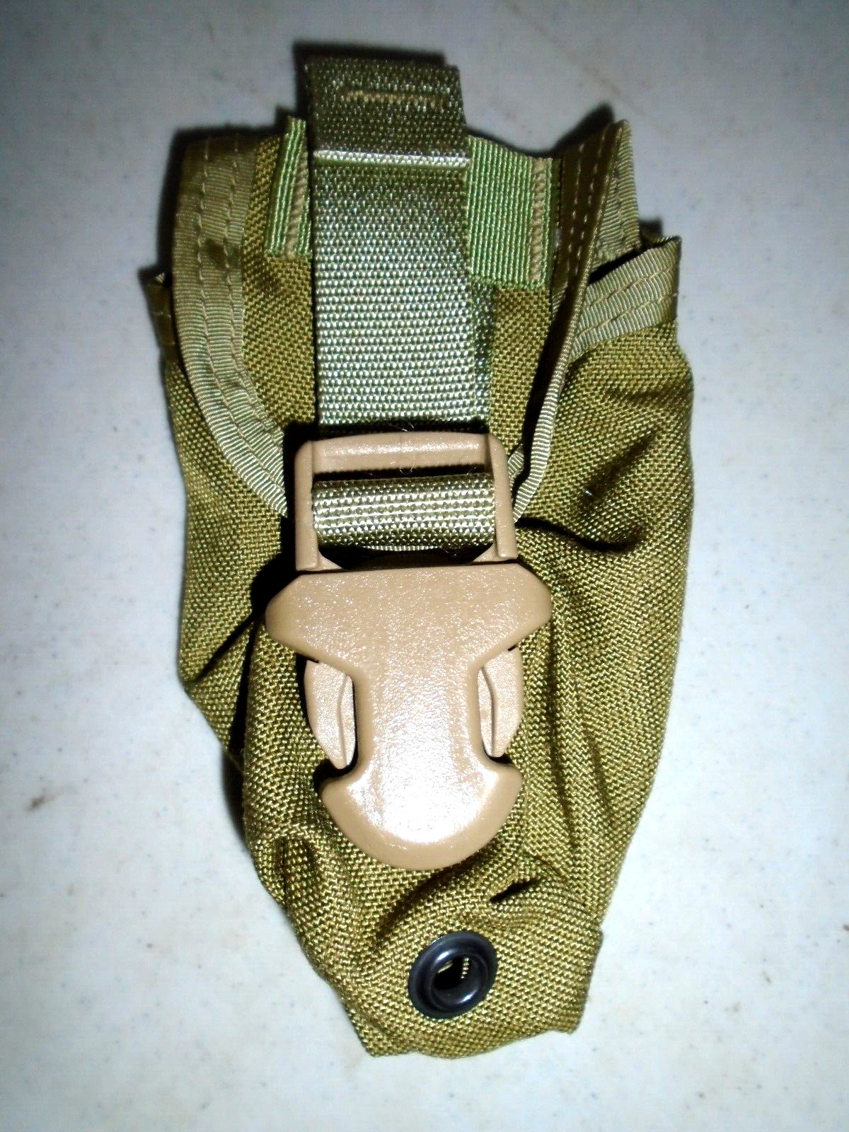 NEW Eagle Industries Khaki Molle Flash Bang Grenade Small Utility Pocket Pouch