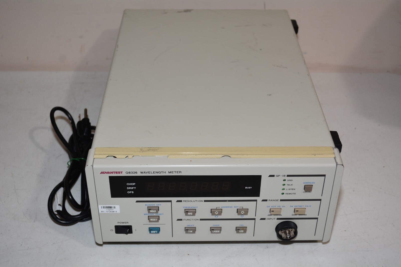 ^ Advantest Q8326 Optical Wavelength Meter "READ" #D1032