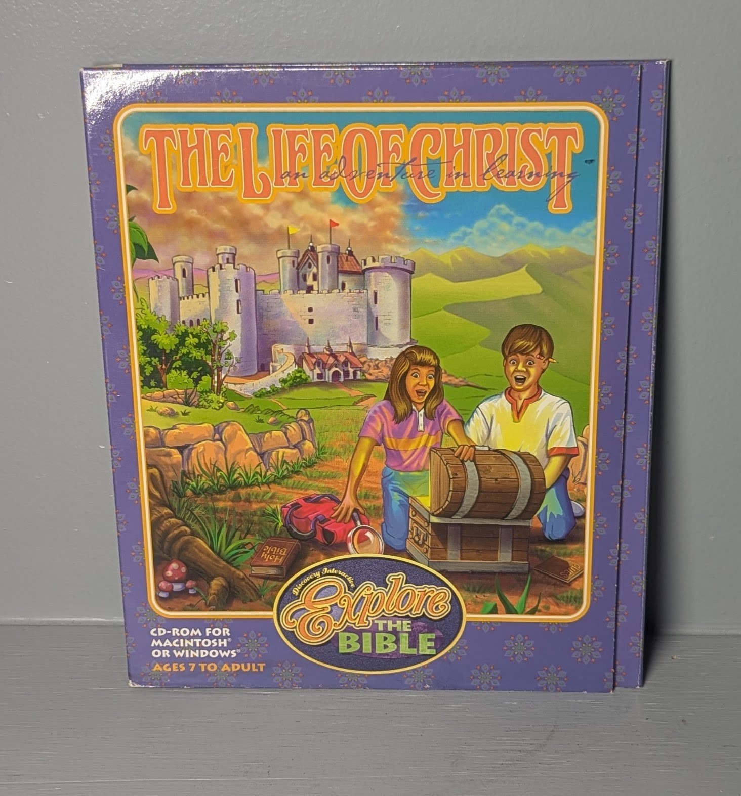 The Life Of Christ An Adventure In Learning CD-ROM 1997 Sky Media Windows Mac