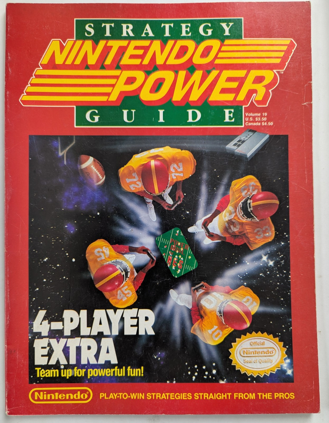Nintendo Power Strategy Guide Vol 19 4-Player Extra 1991 Very Good Condition